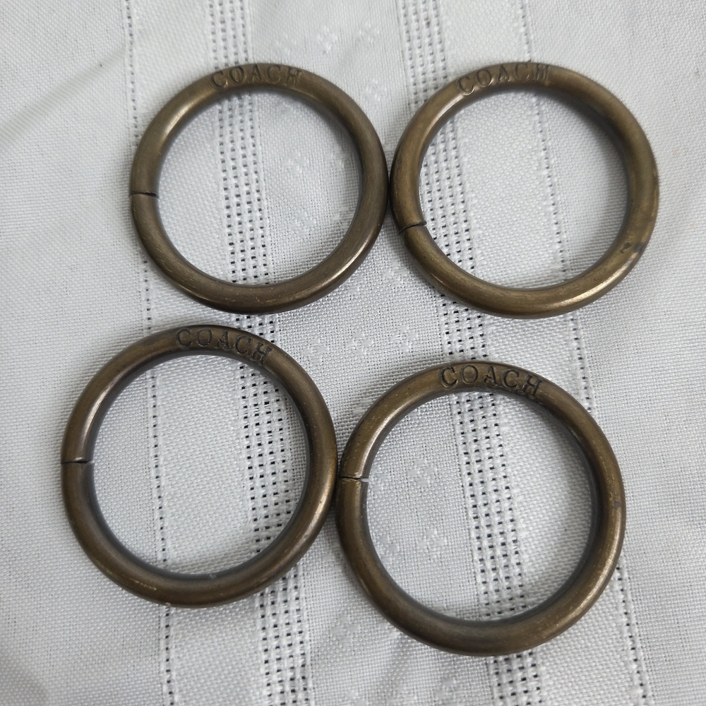Coach Handbag 4 RING Replacement Hardware Only